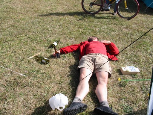 James always maintains he's teetotal......